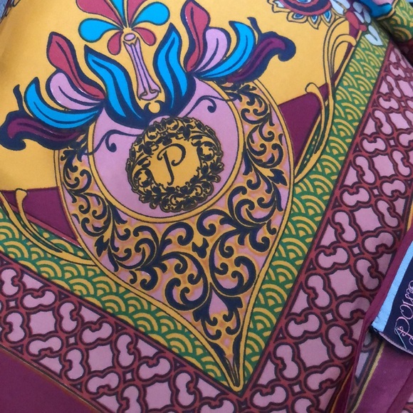 Powder Large Printed Scarf - Picture 6 of 7